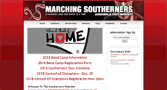 Desktop Screenshot of marchingsoutherners.org